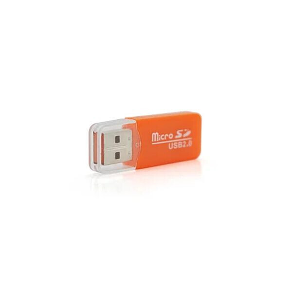 

Кардридер универсальный MERLION CRD-1OR TF - Micro SD, USB2.0, Orange, OEM Q50