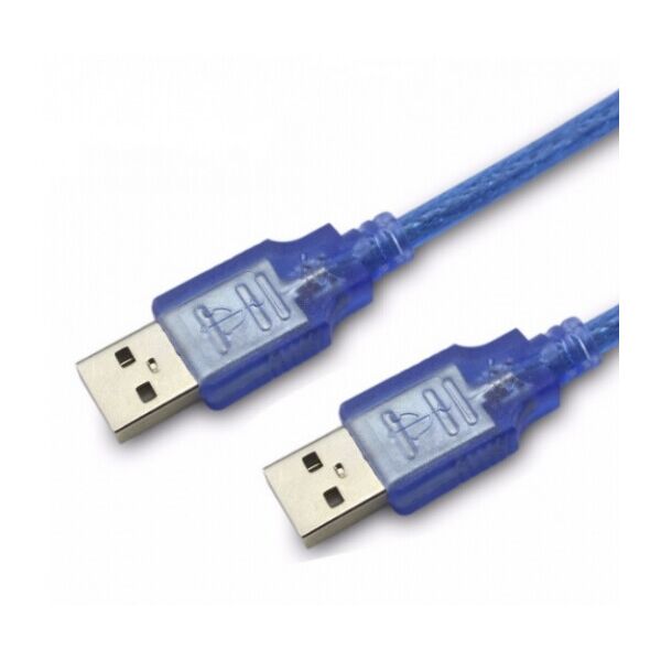 

Кабель USB 2.0 RITAR AM - AM, 5.0m, прозрачный синий