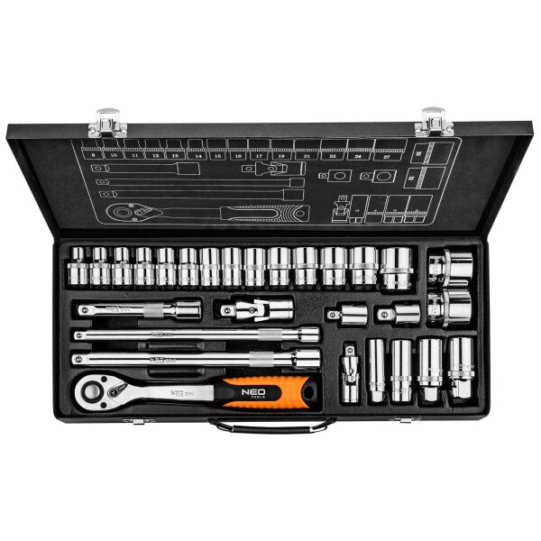 

Набор инструментов NEO 1/2 ", 3/8" 28 ед.