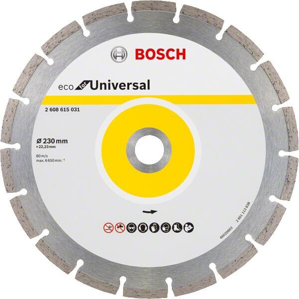 

Отрезной диск алмазный Bosch ECO Universal 230-22.23