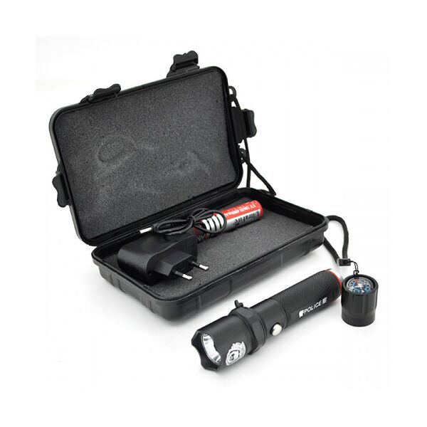 

Фонарик ручной HB-808 Zoom Алюминий, Black