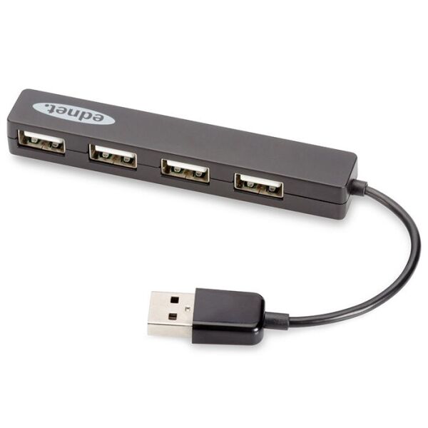 

Концентратор EDNET 4 порта, USB 2.0, Black