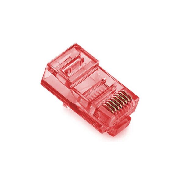 

Коннектор Merlion RJ-45 8P8C UTP Cat-5 (100 шт / уп.) Q100 Red