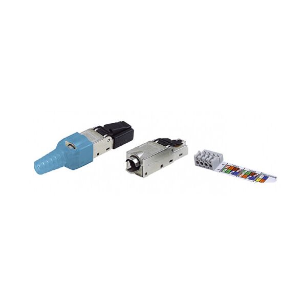 

Модульный коннектор OK-net Кат.6А FTP RJ-45 (OK-KJ301-6AS, 681-0301)