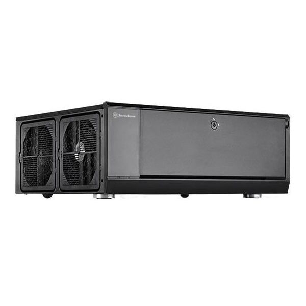 

Корпус SilverStone GRANDIA GD10B,Extended ATX / SSI-EEB,USB3.0*2,3*120мм,безБП,черный