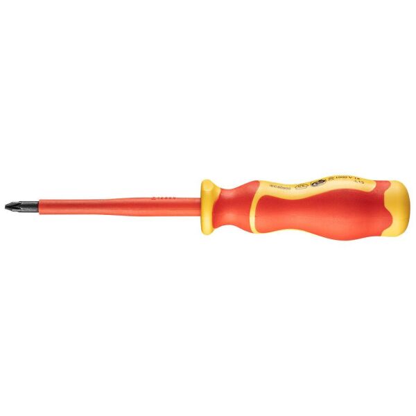 

Neo Tools 04-139 Отвертка крестовая PH2x4.5x100 mm, 1000 В