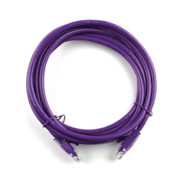 

Патч-корд литой RITAR, UTP, RJ45, Cat.5e, 1,5m, фиолетовый, Cu (медь)