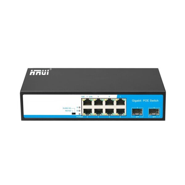 

POE коммутатор 10-портовый HongRui HR901-AFG-82S