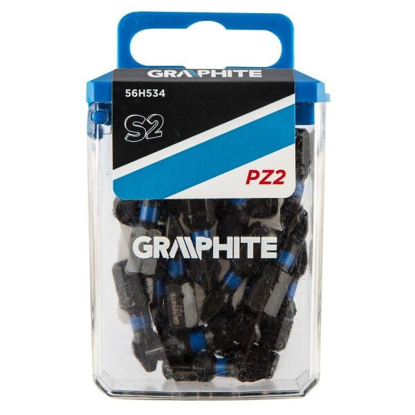 

Биты ударные Graphite 56H534 PZ2 x 25 мм, 20 шт.