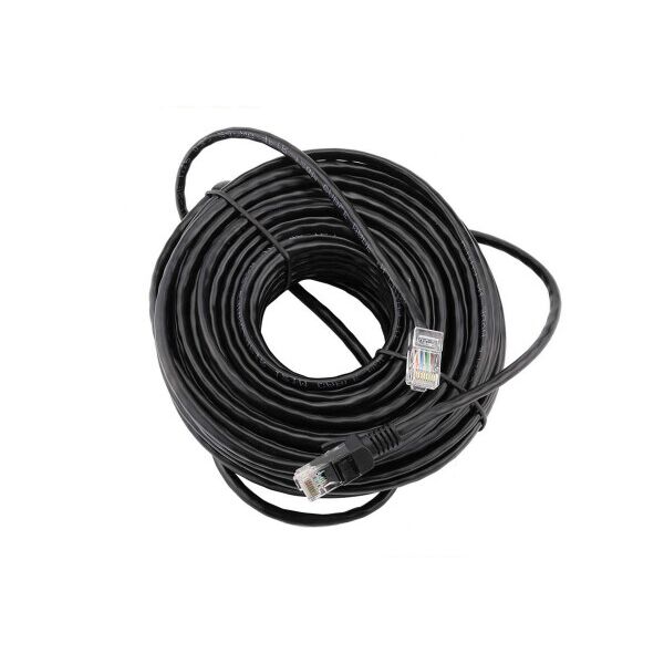 

Патч-корд литой RITAR, CCA, UTP, RJ45, Cat.5e, 30m, черный Q100