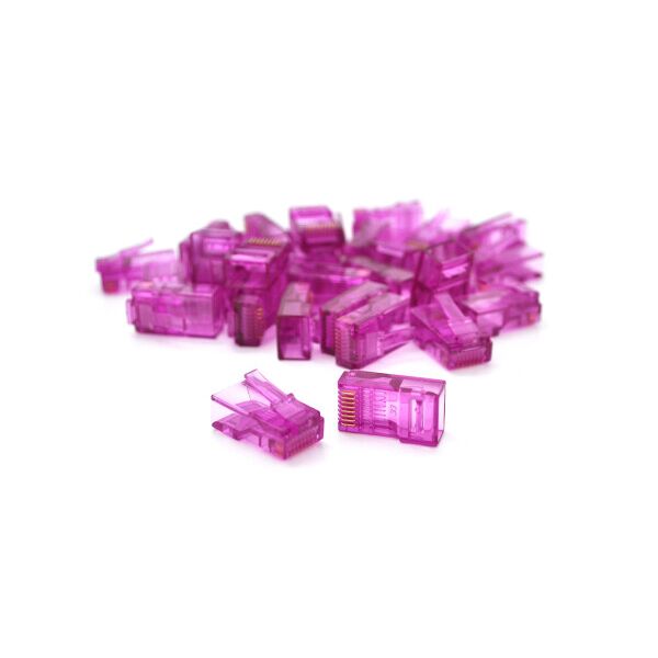

Коннектор Ritar RJ-45 8P8C UTP Cat-5 (100 шт - уп.) Q100 Violet