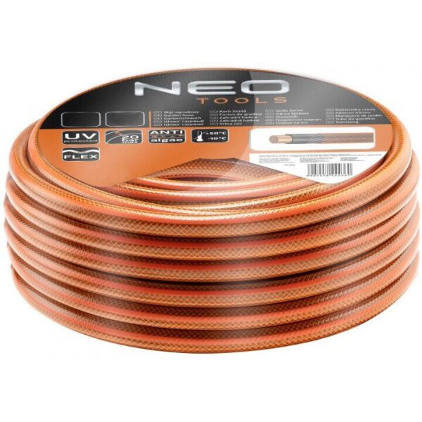 

Шланг садовый NEO 1/2" x 50 m, 4-слой. Economic -10°C / +60°C, 8(max20)bar