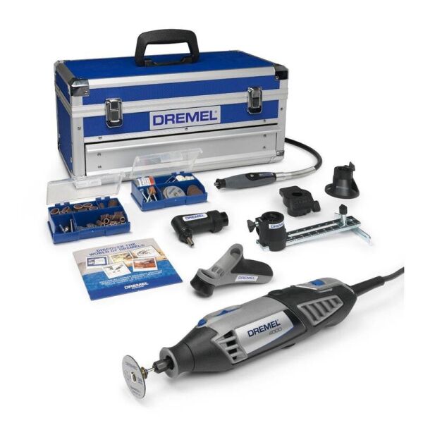 

Шлифовально-гравировальная машина Dremel 4000 - 6/128 Platinum, 175 Вт