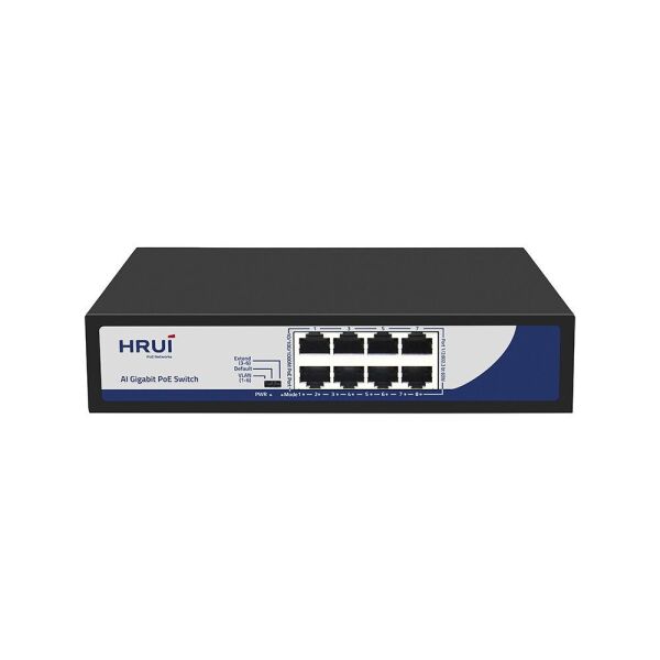 

POE коммутатор 8-ми портовый HongRui HR900-AXG-80N