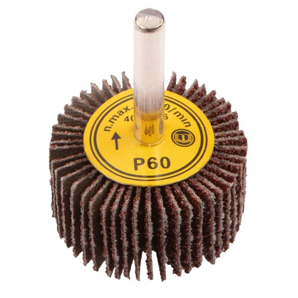 

Graphite 55H755 Круги лепестковые с хвостовиком, 40 x 20 мм, K60