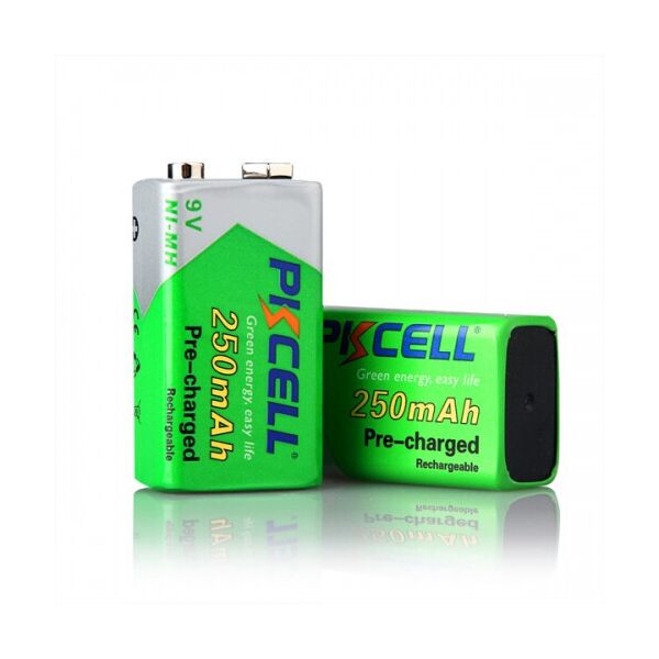 

Аккумулятор PKCELL 9V / 250mAh, крона, NiMH Rechargeable Battery, 1 штука в блистере цена за блистер Q10