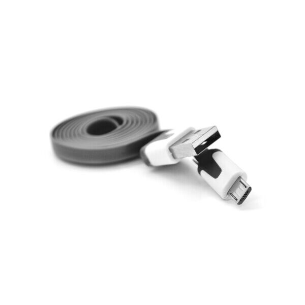 

Кабель USB 2.0 (AM - Miсro 5 pin) 1,0м, (плоский) Black, OEM