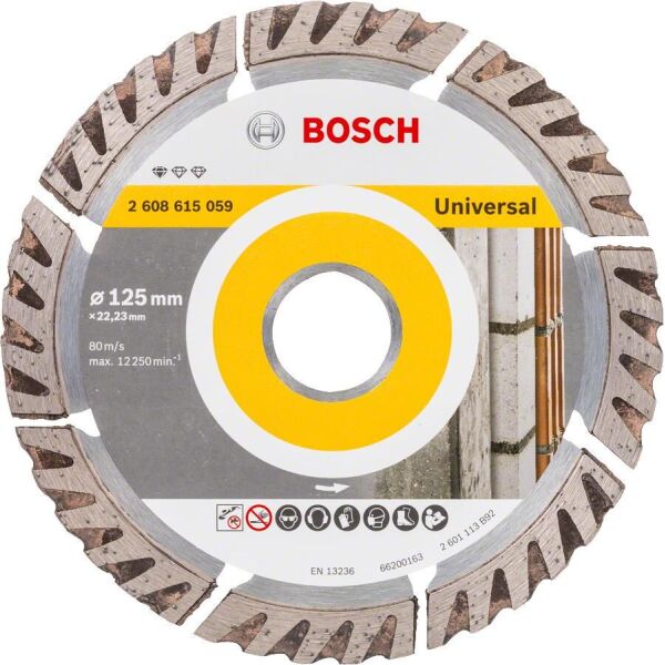 

Bosch Диск алмазный Stf Universal 125-22.23, по бетону
