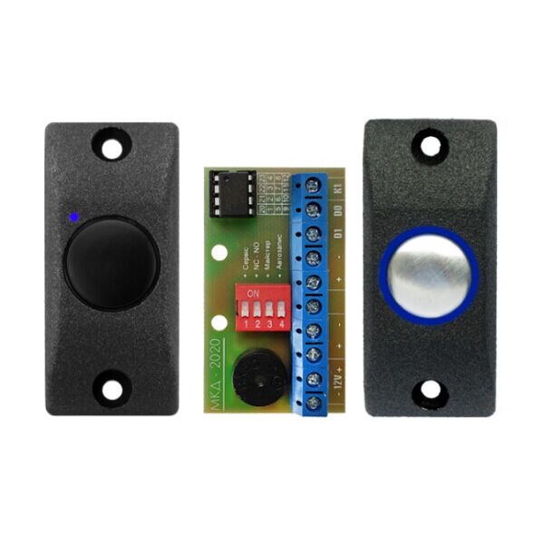 

Комплект Варта СКД-2020 (комплект контроллера с антивандальным считывателем и кнопкой выхода, запитка с блоком питания код 15650