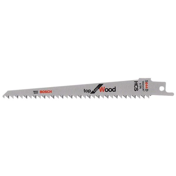 

Bosch Полотно пильное сабельное S 644 D Top for Wood, 5шт