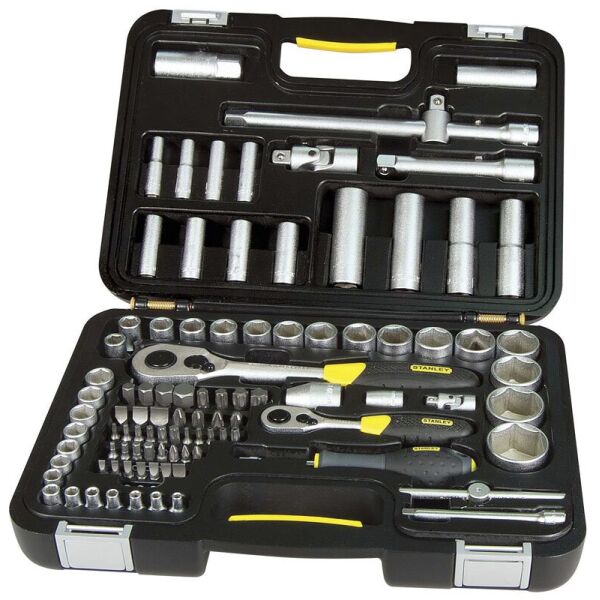 

Набор инструментов 1/2", 1/4" Stanley 77 предметов