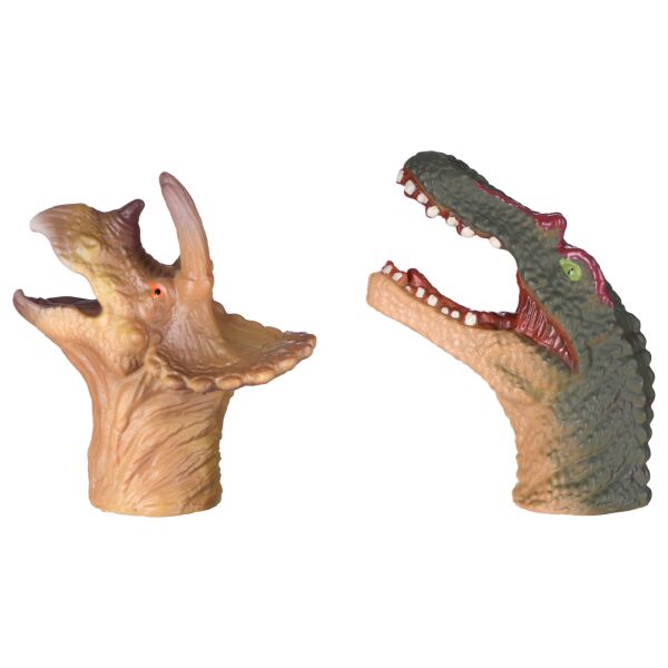 

Same Toy Пальчиковый театр 2 ед, Спинозавр и Трицератопс