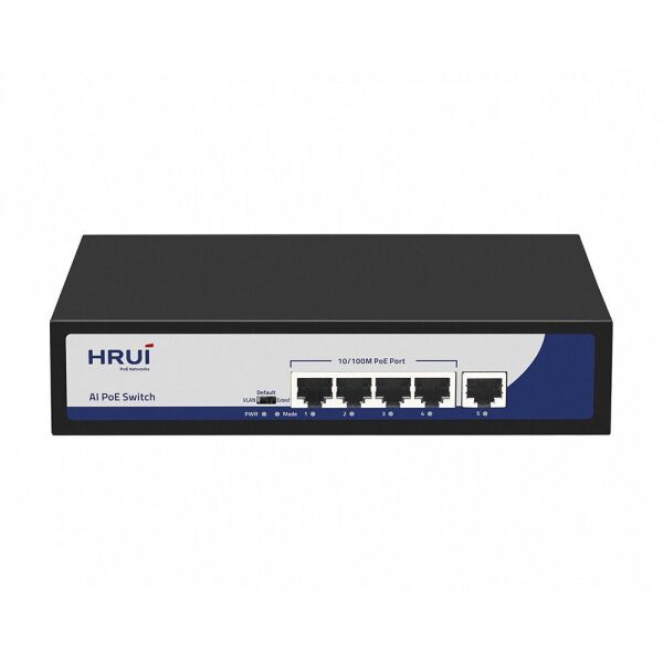 

POE коммутатор 5-ти портовый HongRui HR900-AF-41N