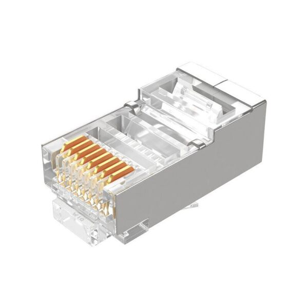 

Коннектор RITAR RJ-45 8P8C FTP Cat-5 экранированный (100 шт / уп.) Q100