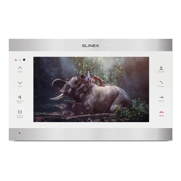 

Видеодомофон 10" Slinex SL-10IPTHD (silver+white)