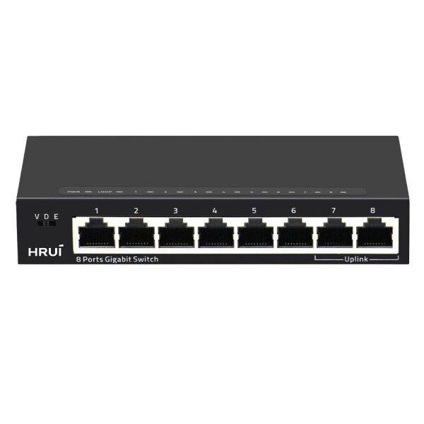 

Коммутатор 8-ми портовый HongRui HR-SWG1080