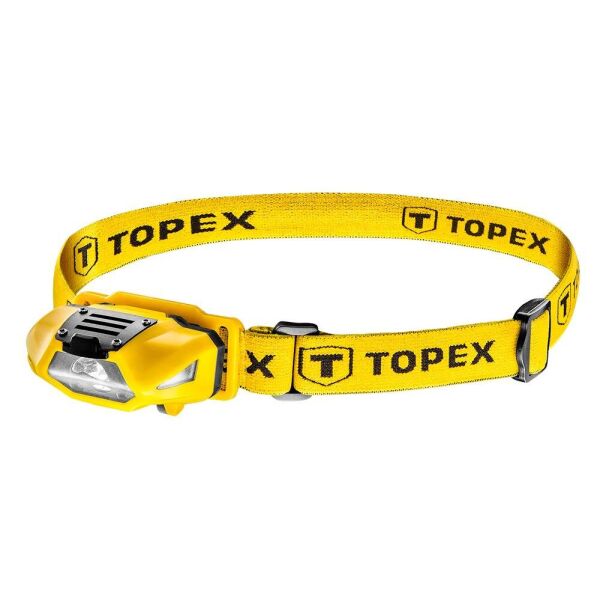 

Фонарик TOPEX налобный, 1Вт, 70 люменов, 4 режима, 1xAA, до 12 ч белый свет, до 20 ч красный свет