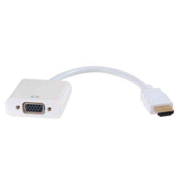 

Конвертер HDMI (папа) на VGA(мама) 10cm 4K / 2K White