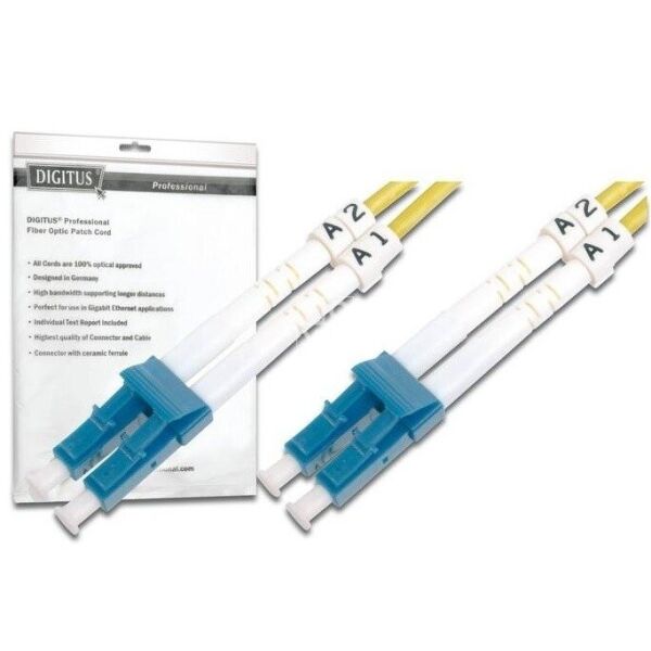 

Оптический патч-корд DIGITUS LC/UPC-LC/UPC, 9/125, OS2, duplex, 1m