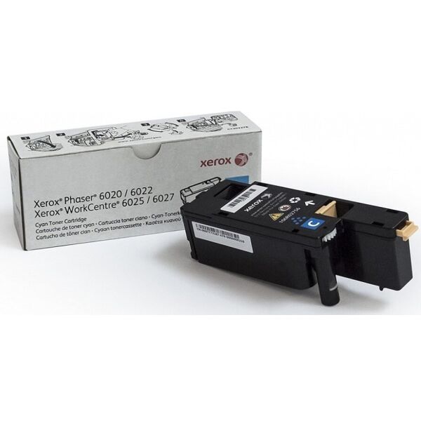 

Картридж Xerox PH6020/6022/WC6025/6027 Cyan (1000 стр)