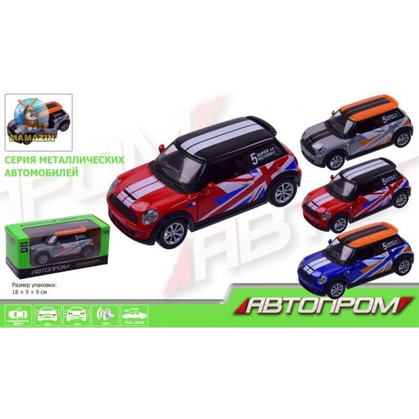 

Машина метал "АВТОПРОМ" Mini Cooper 7743 (2000902083451)