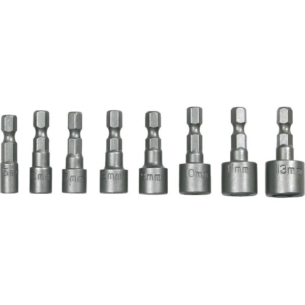 

Насадки TOPEX 1/4 ", набор 8 шт. в упаковке