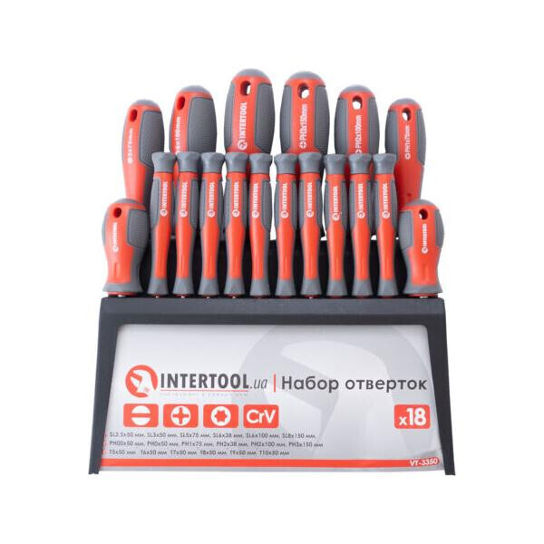 

Набор отверток Intertool - Pro (18 шт.)(VT-3350)