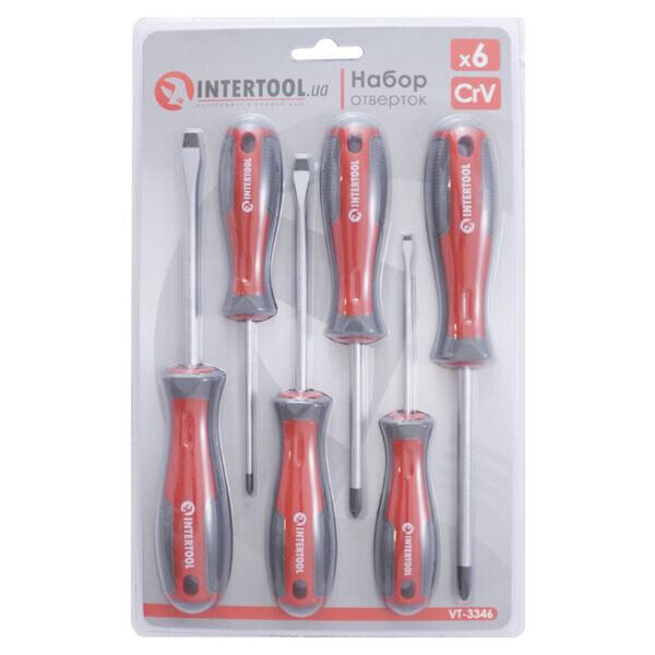 

Набор отверток Intertool - Pro (6 шт.)(VT-3346)