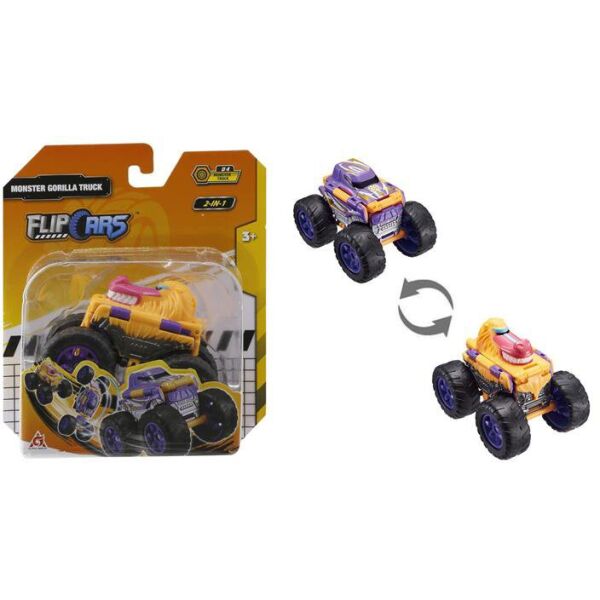 

Машинка-трансформер Flip Cars 2 в 1 Монстр-трак Горила EU463875A-04 (6911400404739)