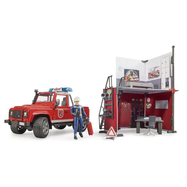 

Игрушечный набор пожарная станция с Land Rover Defender 62701 (2000904652334)