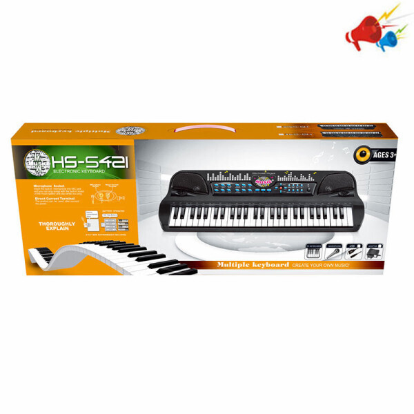 

Синтезатор 54 клавиш, микрофон, USB HS5421 (6952000332534)