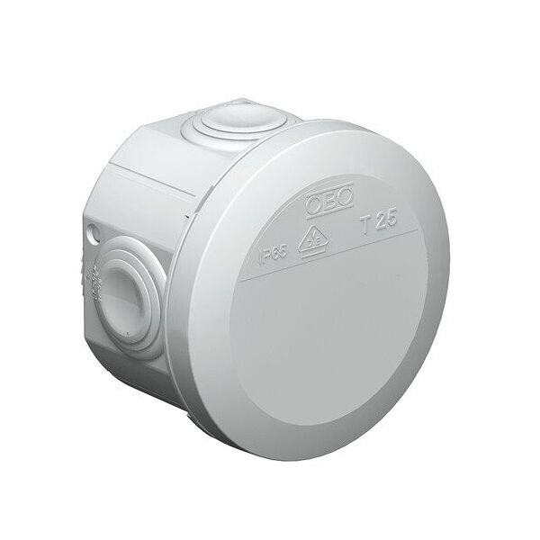

Коробка распределительная наружная Т25 80х51 IP66 OBO Bettermann цвет белый