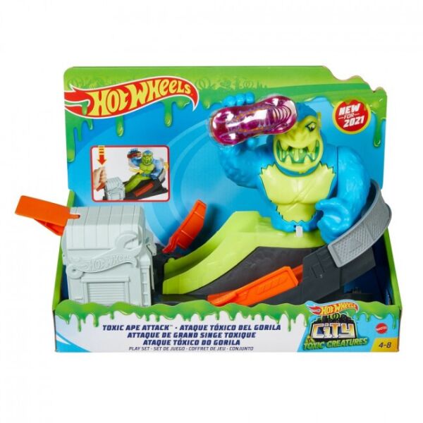 

Ігровий набір "Атака токсичної мавпи" Hot Wheels GTT66 (2000904650477)