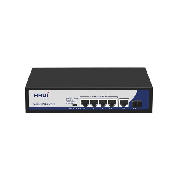 

POE коммутатор 6-ти портовый HongRui HR901-AXG-411NS