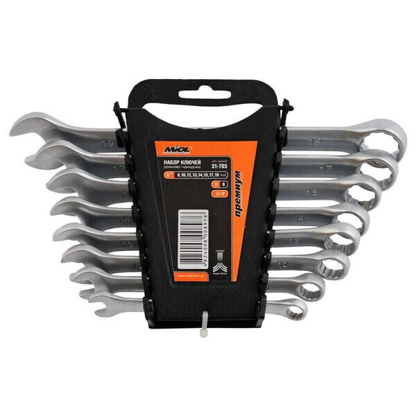 

Набор рожково-накидных ключей Miol - 6 шт.(51-700)