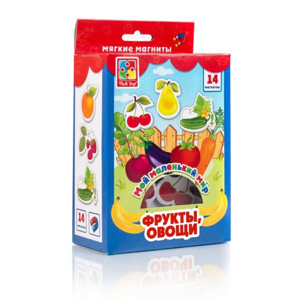 

Мій маленький мир на магнітах VLADI TOYS Овочі,фрукти VT3106-03 (4820195053072)