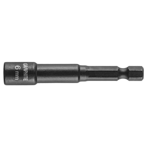

Головка торцевая Graphite 56H550 ударная с магнитом, 6 мм, сталь S2