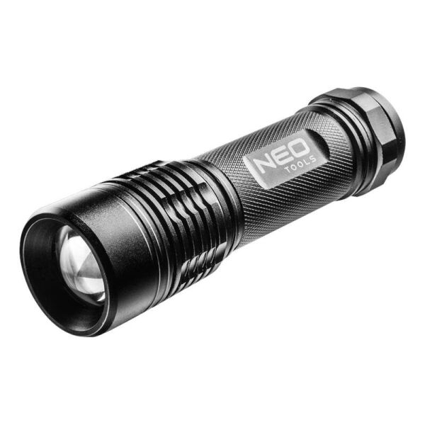 

Фонарь NEO алюминиевый, 200 люмен, 3xAAA, IPX7, LED SMD, 30х215х110