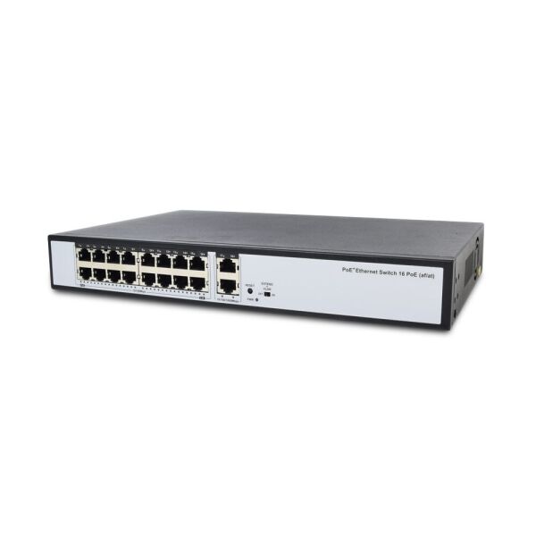 

Неуправляемый PoE-коммутатор ATIS PoE-1018-16P Pro с 16 портами PoE