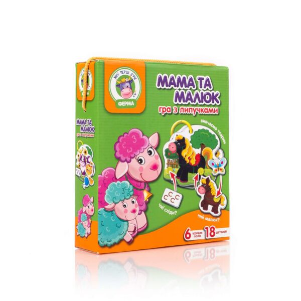

Гра з липучками VLADI TOYS Мама и Малюк Ферма VT1310-04 (4820195050798)